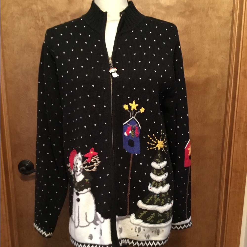 Quacker Factory Christmas sweater.